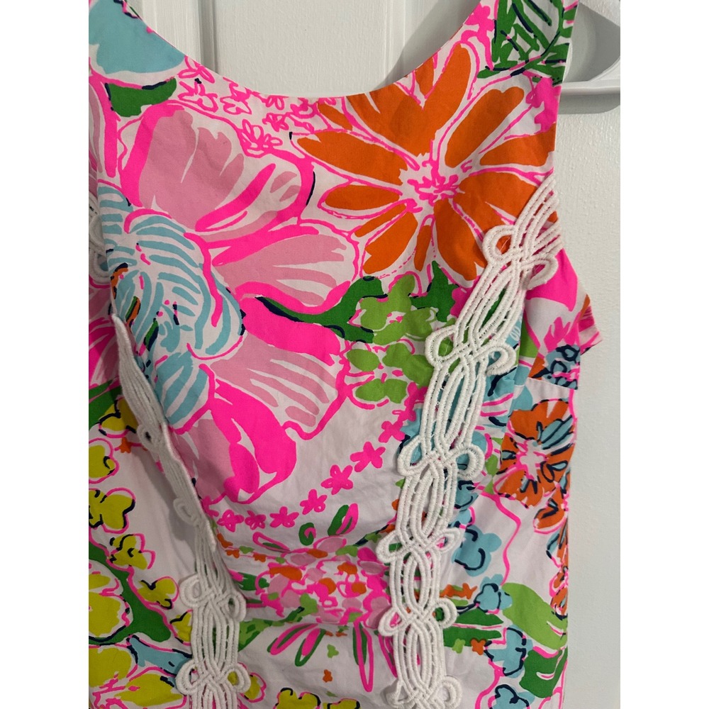 Lilly Pulitzer for Target 20th Anniversary Floral Print Sleeveless‎ Dress Size 2 - Picture 2 of 12